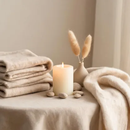 Vanilla candle